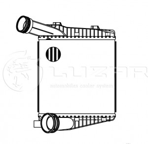 Радиатор интеркулера для а/м VW Touareg (02-)/Touareg II (10-) правый LRIC1856 LRIC1856 LUZAR