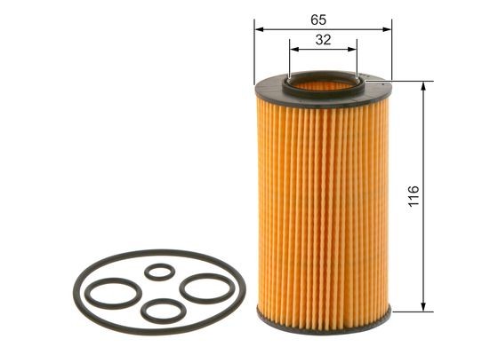фильтр масляный! MB W203/W210/W211/W220/W163/W463/W639 2.4-6.5 96> 1 457 429 263 BOSCH