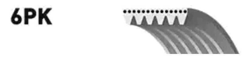 Ремень приводной поликлиновой 6PK1183 GATES 6-PK-1183 GATES