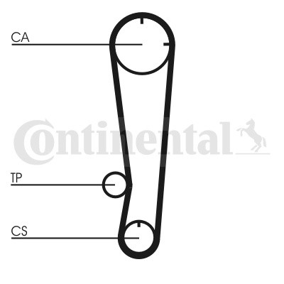 Ремень зубчатый CT738 CT738 CONTINENTAL