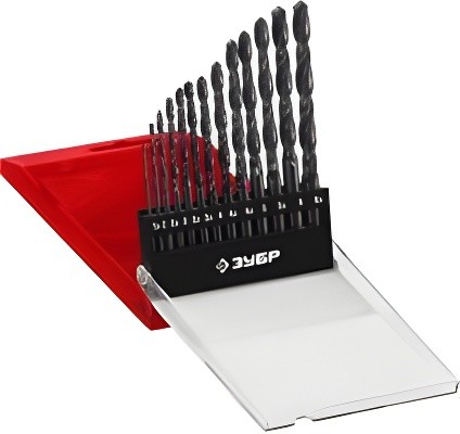 Набор сверл по металлу 1.5-6.5мм HSS (13шт.) Мастер ЗУБР 29605-H13 ZUBR