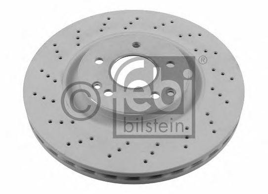 Диск тормозной MERCEDES C (W203) передний вентилируемый (1шт.) FEBI 26107 FEBI BILSTEIN