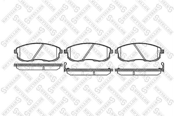 293 12=FDB691 !колодки дисковые п.\ Nissan Maxima 2.0/3.0i 24V 89>/200SX 1.8T 91 304-012-SX STELLOX