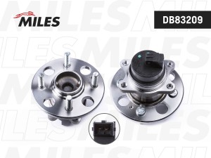 Ступица колеса задняя с подшипником GETZ, ACCENT III, RIO II (SKF VKBA6809) DB83 DB83209 MILES