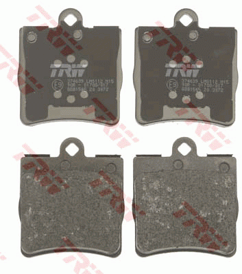 Колодки задние MERCEDES W203 GDB1545 GDB1545 TRW