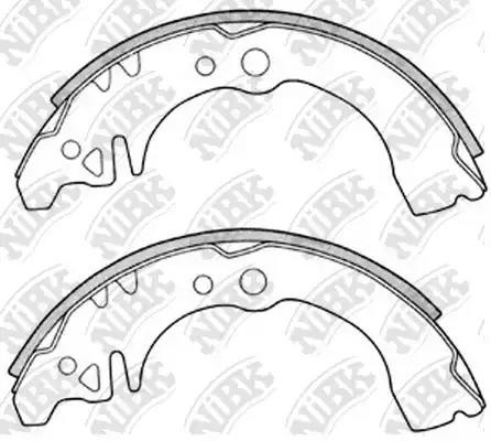 Колодки тормозные барабанные FN0034 FN0034 NIBK