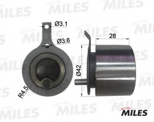 Ролик ремня ГРМ DAEWOO MATIZ/SPARK 0.8/1.0 03- (INA 531011220) AG02006 AG02006 MILES
