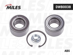 Подшипник ступицы передний MAZDA 3/6 04-08 (SKF VKBA 6972) DWB0038 DWB0038 MILES