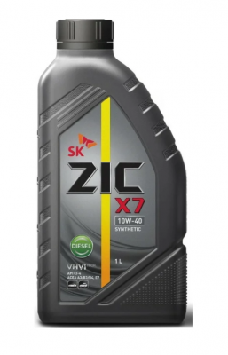 Масло моторное ZIC X7 DIESEL CI-4/SL/ E7 10W40 синт.1л 132607 ZIC