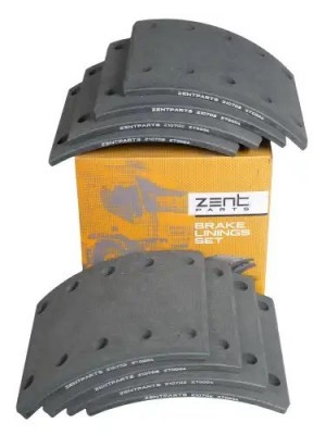 накладки торм. 1-рем! 19032 18.5-11.8 420x180 (С ЗАКЛ.93251 8x15 80) BPW Z10702 ZENTPARTS