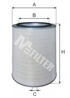фильтр воздушный! H474.5 D302 d191.5\ Omn MAN, MB, Iveco, Neoplan, Setra A811 MFILTER AUTOMOTIVE FILTERS