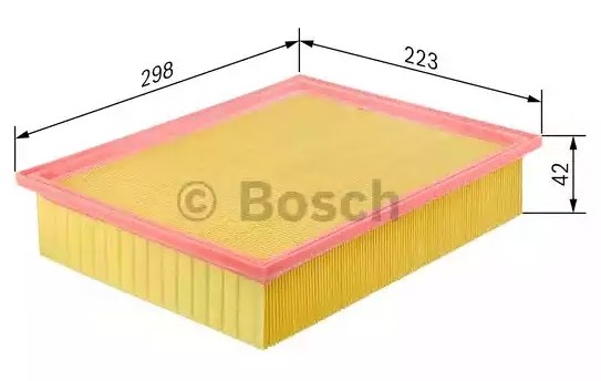 Фильтр воздушный OPEL Astra G (00-05),Zafira (00-05) (2.2 16V) BOSCH F 026 400 390 BOSCH