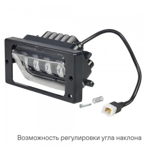 Фара светодиод, регулир.свет.граница, 63W Бел, 174x85x70, кмпл 2шт. (ALED070) ALED070 AIRLINE