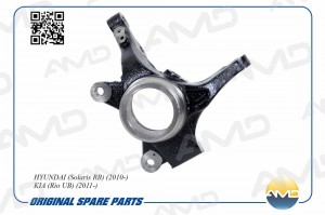 Кулак поворотный передний левый HYUNDAI Solaris RB, 2010-, KIA Rio UB, 2011- AMD AMD.SK111 AMD