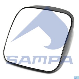 Зеркало панорамное! лев.прав. 215x199x129 r300 201200 SAMPA