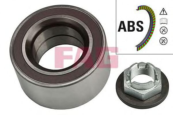 Подшипник ступицы FORD Mondeo 3 (00-) передней FAG 713 6784 10 FAG