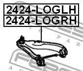 Рычаг левый RENAULT LOGAN, SANDERO 2424-LOGLH 2424-LOGLH FEBEST