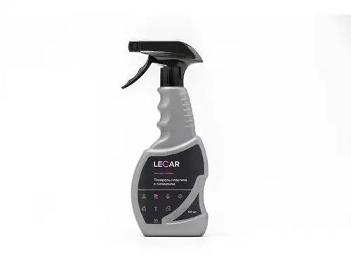Полироль пластика (панели) 550 мл с силиконом (триггер) LECAR000022312 LECAR
