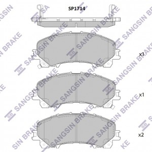 Колодки тормозные дисковые Nissan X-Trail, Infiniti Q50 1.6dCi/2.2D 13 SP1714 SP1714 SANGSIN