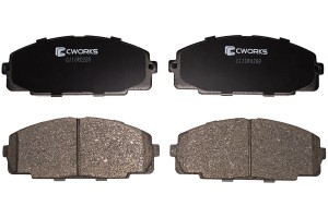Тормозные колодки передние, Low Metallic C11CR0288 C11CR0288 CWORKS
