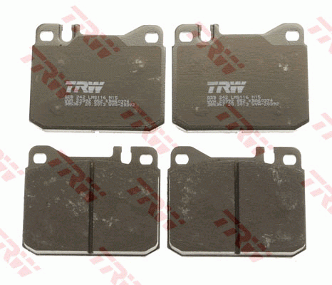 GDB242 010 20=FDB143=571372B !колодки дисковые п.\ MB W123 2.0-3.0D/TD 76-79 GDB242 TRW