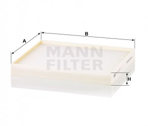 Фильтр салонный CU24017 CU24017 MANN FILTER