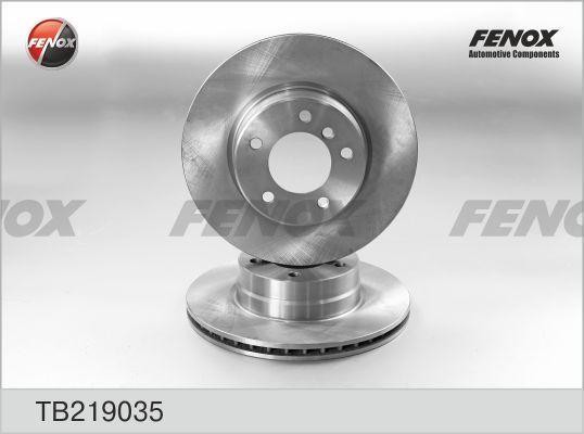 TB219035 диск тормозной передний! \ BMW E60-E61 2.0-3.0 03> TB219035 FENOX