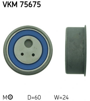 ролик натяжной ремня ГРМ!\ Mitsubishi Outlander I/Grandis 2.4 03> VKM75675 SKF