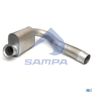 Предглушитель выхлопных газов 201.059 SAMPA