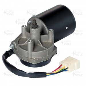 Эл двиг стеклооч КАМАЗ, МАЗ,ГАЗ,БЕЛАЗ с редукт.24В /STARTVOLT/ VWF0741 START VOLT