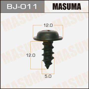 Саморез 5x12мм набор 15шт.  MASUMA BJ011 MASUMA