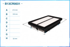 Фильтр воздушный B13CR0031 B13CR0031 CWORKS