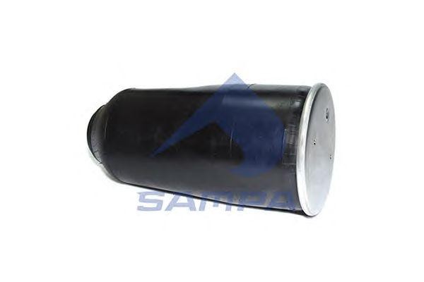 Пневморессора SCHMITZ (без стакана) (2 отв. M10, 1 отв. M22х1.5,низ отв. M12мм)  SP554158 SAMPA