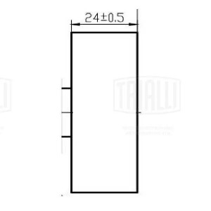 Ролик приводного ремня (только ролик натяжной) CM 5535 TRIALLI