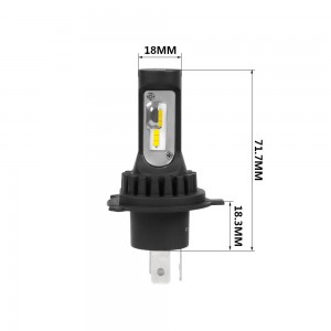 Лампа светодиодная 12/24V H4 P43t 5100K (2шт.) OPTIMA Q-H4 OPTIMA LIGHT