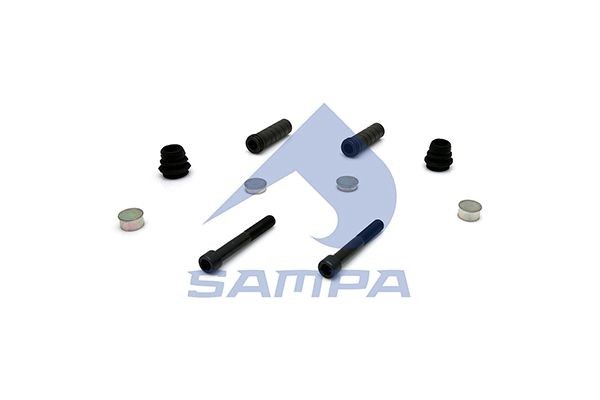 Ремкомплект суппорта RENAULT (направляющие,болты,пыльники,крышки) SAMPA 095.614 SAMPA