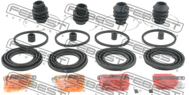 рем. к-кт суппорта торм. переднего!\ Nissan Cabstar/Presage/Quest 01> 0275-E25F FEBEST