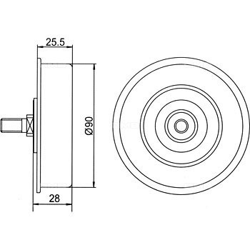 Ролик приводного ремня MITSUBISHI Galant натяжителя GMB GT60060 GMB
