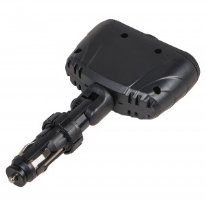 Разветвитель прикуривателя 2-х гнездовой 12V 2USB AIRLINE ASP-2TU-08 AIRLINE