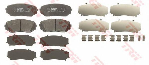 Колодки передние MAZDA CX-7 (ER), CX-9 (TB) GDB3471 GDB3471 TRW