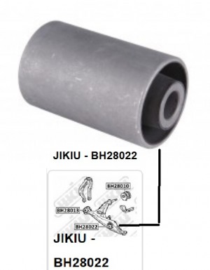 Сайлентблок рычага средний HONDA CIVIC 95-01, CR-V 95-01 BH28022 BH28022 JIKIU