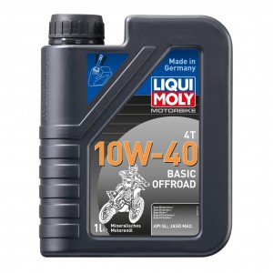Масло моторное 4-х тактное LIQUI MOLY Motorbike Basic Offroad 10W-40 SL MA-2 мин 3059 LIQUI MOLY