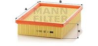 PEUGEOT 307 C251011 MANN FILTER