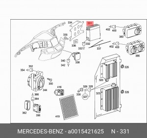 Преобразователь КамАЗ A 001 542 16 25 MERCEDES BENZ