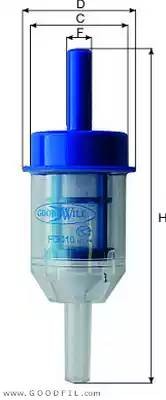 Фильтр топливный FG010 FG 010 GOODWILL