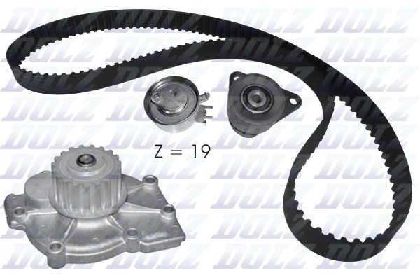 Комплект ГРМ с насосом VOLVO S60/S80 2.0-2.5, XC90 2.5T KD115 KD115 DOLZ