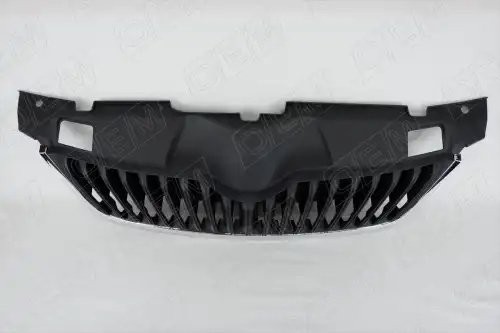 Решетка радиатора Skoda Fabia 2 5J 2010-2014, под накладку OEM3012 OEMPARTS