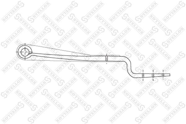полурессора !1/49x55x100 500+470/320/50/70 Kr150 S30/- \BPW 84-55614-SX STELLOX