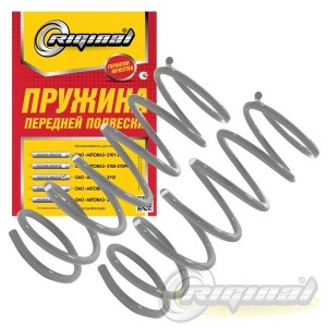 Пружина передняя для а/м ВАЗ 2112 "Riginal" белая маркировка  2шт RG2112-2902712 RIGINAL