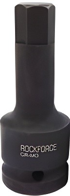 Головка торцевая 3/4" 24мм ударная удлиненная L=100мм ROCKFORCE RF-2649024 ROCK FORCE